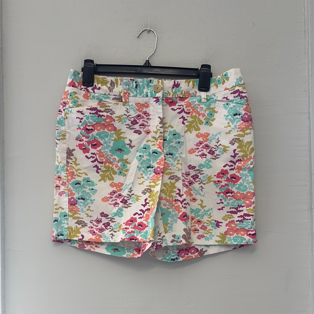 Lands'‎ End Floral Women's Shorts - Multicolor Size 10